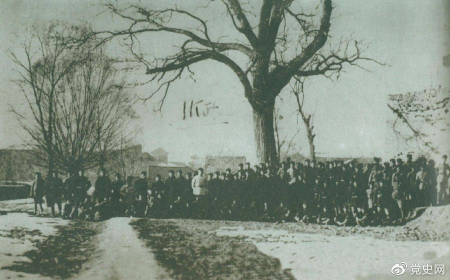 1935年8月6日，中央紅軍改稱為紅一方面軍。圖為紅一方面軍一部。